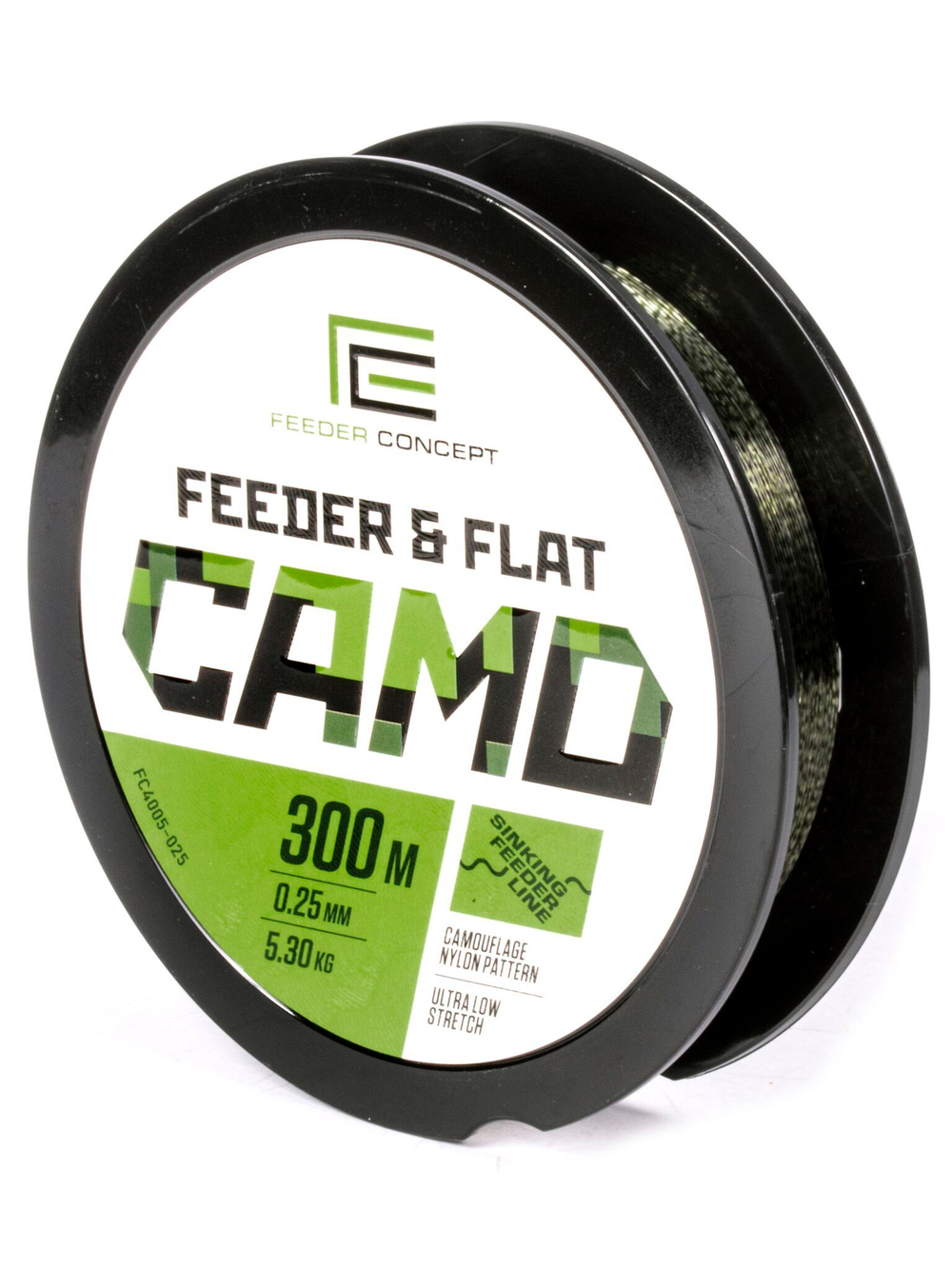 Леска монофильная Feeder Concept FEEDER & FLAT Camo 300/025