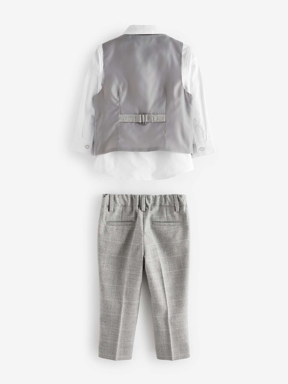 Комплект из четырех предметов для мальчика Next 633-694, Светло-серый, Белый