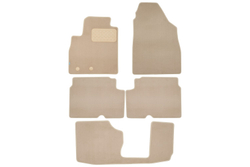 Коврики в салон для Jetour X90 Plus 2023-, кроссовер, 5шт. (текстиль, бежевые) KLEVER0412700122112KH
