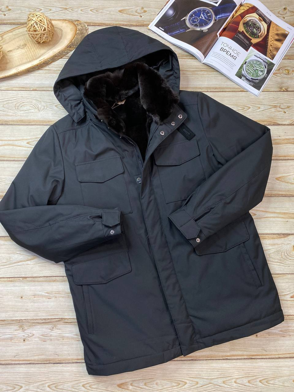 Куртка с мехом Loro Piana