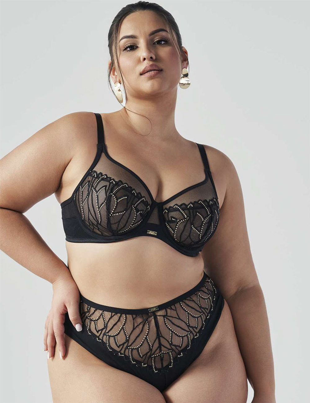 Трусы бразилиана Ava MIRAY 2116 brazilian Black