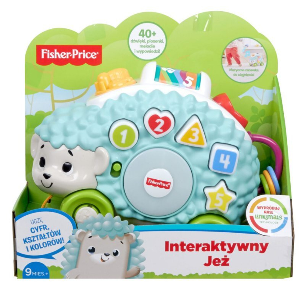 Fisher-Price Linkimals — интерактивный ёжик со светом и звуком, вер. ПЛ GJB11