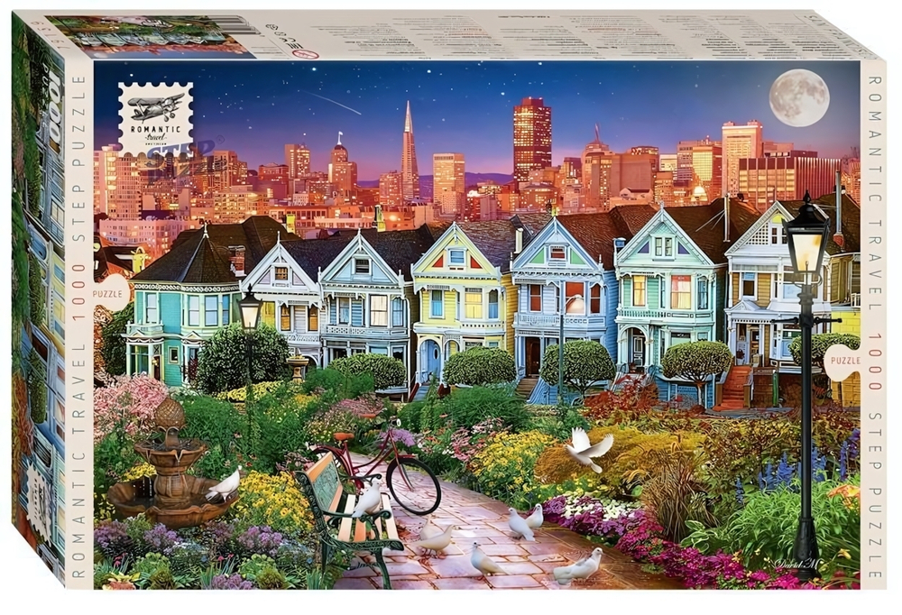 Пазл 1000эл. "Сан-Франциско" Romantic Travel (Степ пазл)