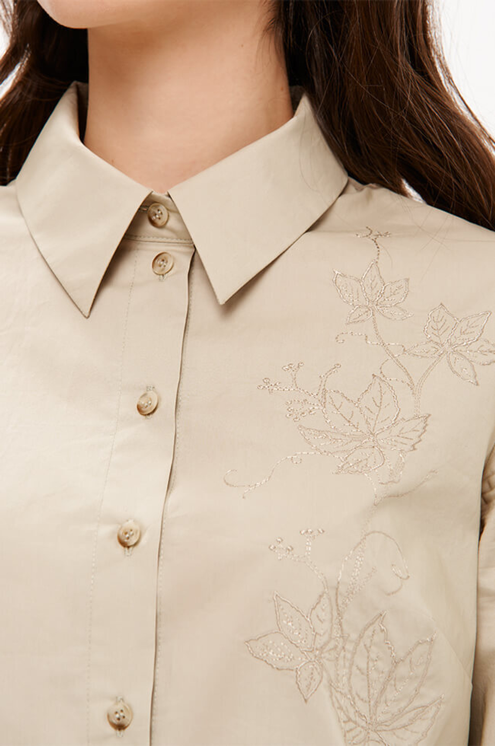 23403 Блузка женская (серо-зеленый)