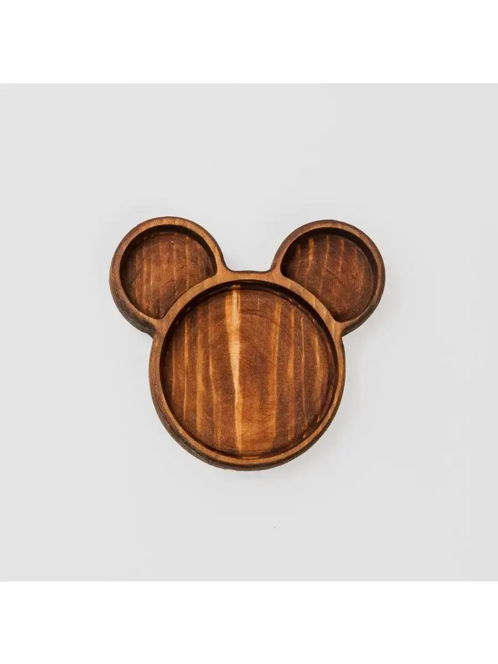 Деревянная менажница "Микки Маус" из кедра