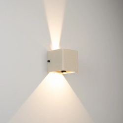 Светильник LGD-PERAN-WALL-S120x120-6W Warm3000 (WH, 0-80 deg, 230V) (Arlight, IP65 Бетон, 3 года) 058169