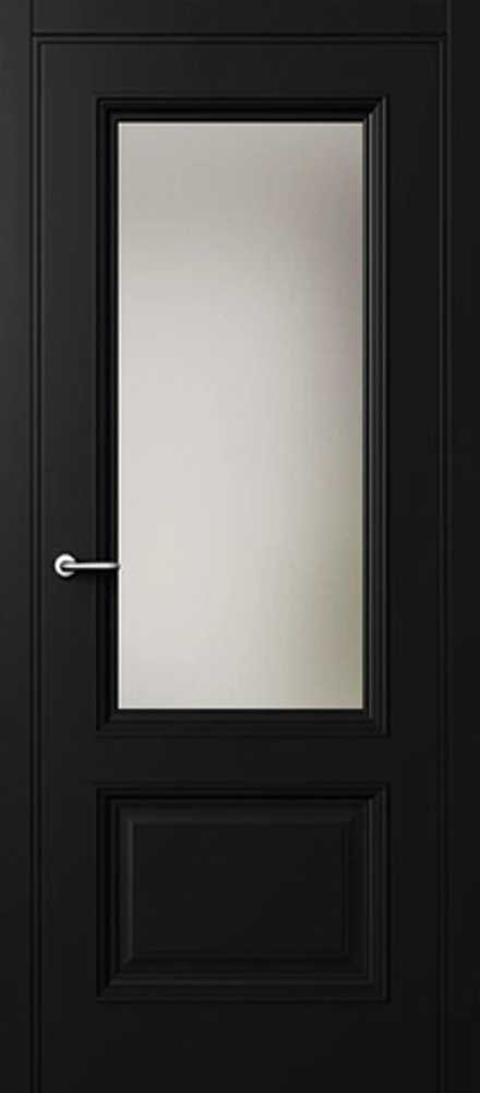 Межкомнатная дверь Фрамир Florencia 2 PO Сатинат Черный Агат