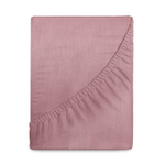 Простыня Меланж На Резинке брусника 160х200 борт 30см