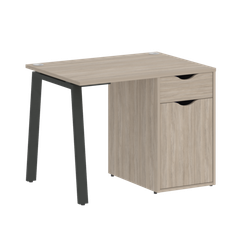 Home Office Стол письменный VR.SP-3-98.1.A Дуб Аттик/Металл Антрацит 980*720*750