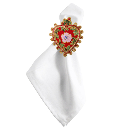 BACI MILANO Кольцо для салфеток HEART