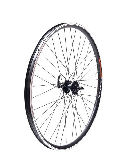 Колесо переднее 28-29" TRIX ал. дв. чер. / Втулка: сталь ДИСК эксц. черный 14653