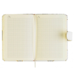 Ежедневник Basir на магните, формат А6, серия "Classic", ПВХ переплет с напылением, 14.5*10 см, 112 листов, 4 цвета ассорти