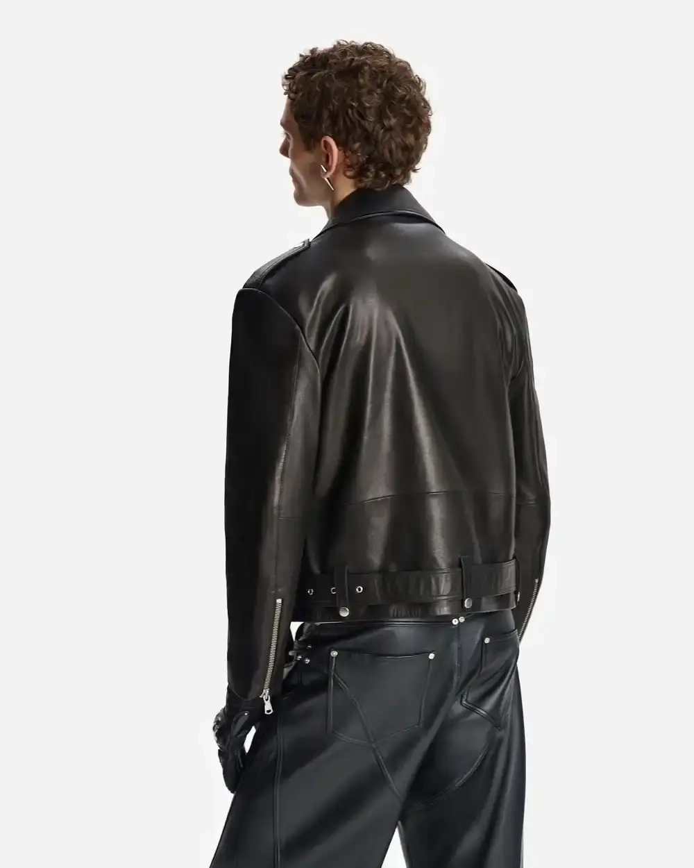 Косуха Biker из кожи Наппа