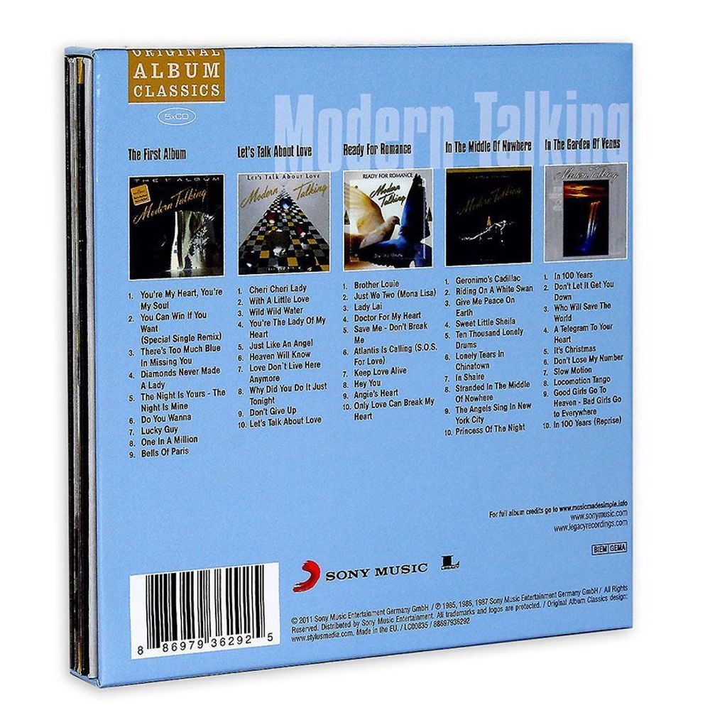 Modern Talking. Original Album Classics (5CD) Модерн Токинг. Бокс-сет из 5 альбомов