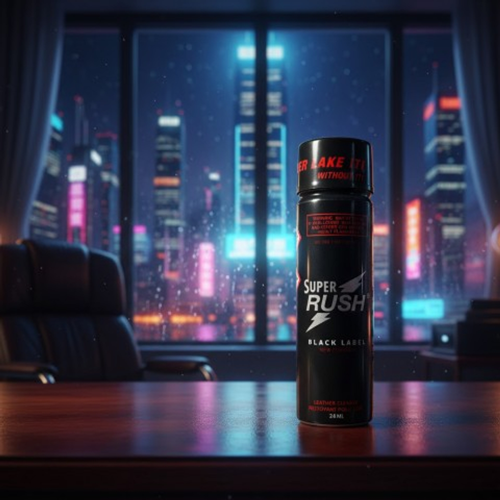 Попперс Super RUSH Black label Long 24 мл.