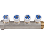 Коллектор регулировочный STOUT 1"х1/2" 4вых