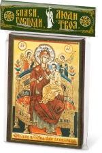 Икона БМ "Всецарица" 6х9 на МДФ-6