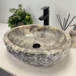 Раковина из оникса Erozy Grey EO-62570 51*41*15 0093