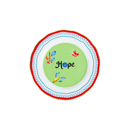 BACI MILANO Тарелка десертная "Надежда"