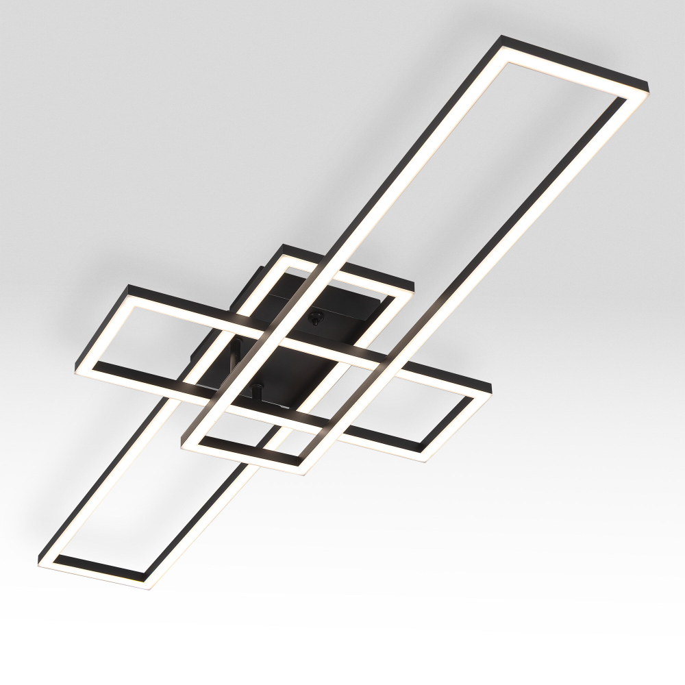 Citilux KUBIT CL201131 Люстра потолочная с пультом Чёрная