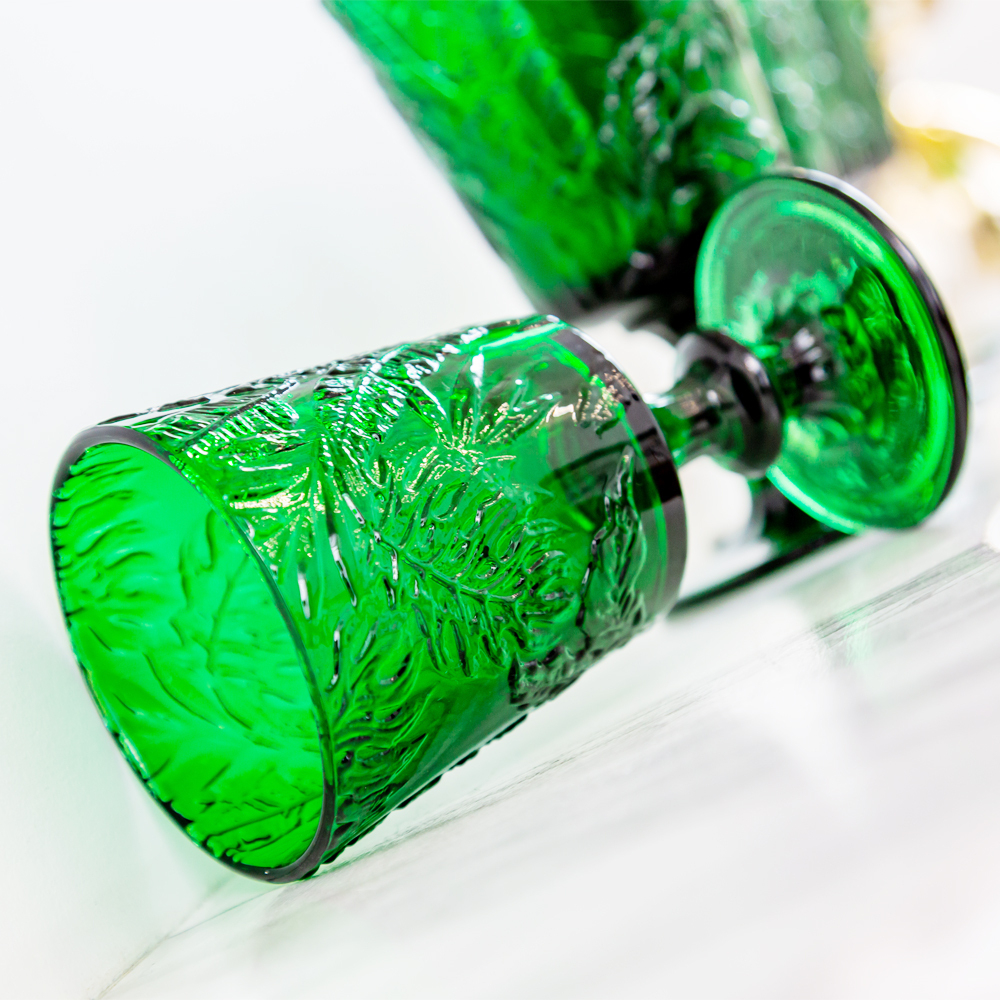 Набор бокалов 6шт 310мл Объект мечты Светский прием Петаль изумруд OM-21091710