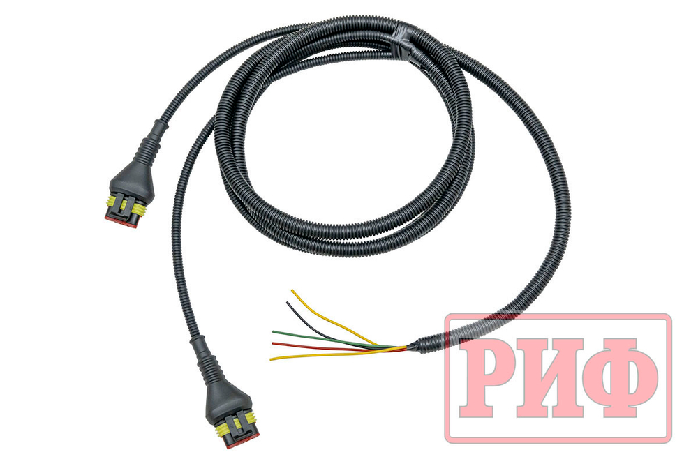 Бампер силовой задний Changan Hunter Plus с квадратом под фаркоп и фонарями РИФ