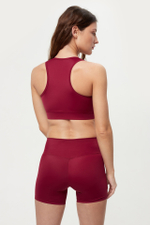 Шорты с высокой посадкой из итальянской эко-ткани