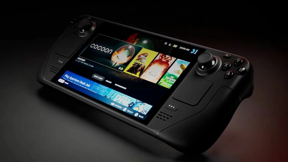 Игровая приставка Valve Steam Deck OLED 512 ГБ SSD, без игр, черный