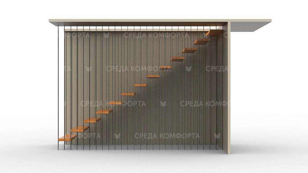 Деревянная лестница LSTN0039