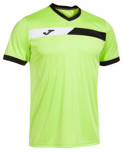 Теннисная футболка Joma Court Short Sleeve T-Shirt - lime/black/white