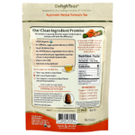 DelighTeas, Аюрведический травяной чай с куркумой, рассыпчатая смесь, без кофеина, 113 г (4 унции)