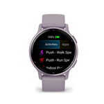 Смарт часы Garmin Vivoactive 5 цвет орхидеи с металлическим безелем и силиконовым ремешком