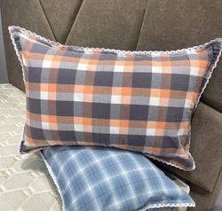 Наволочка  Клетка Муслин 50/70