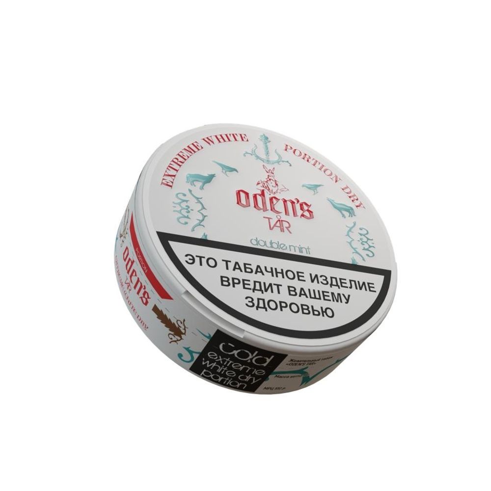 Жевательный табак ODEN&#39;S TAR Double Mint, 16 гр
