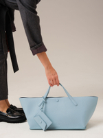 Кожаная сумка Dari DBR 31136 светло-голубой