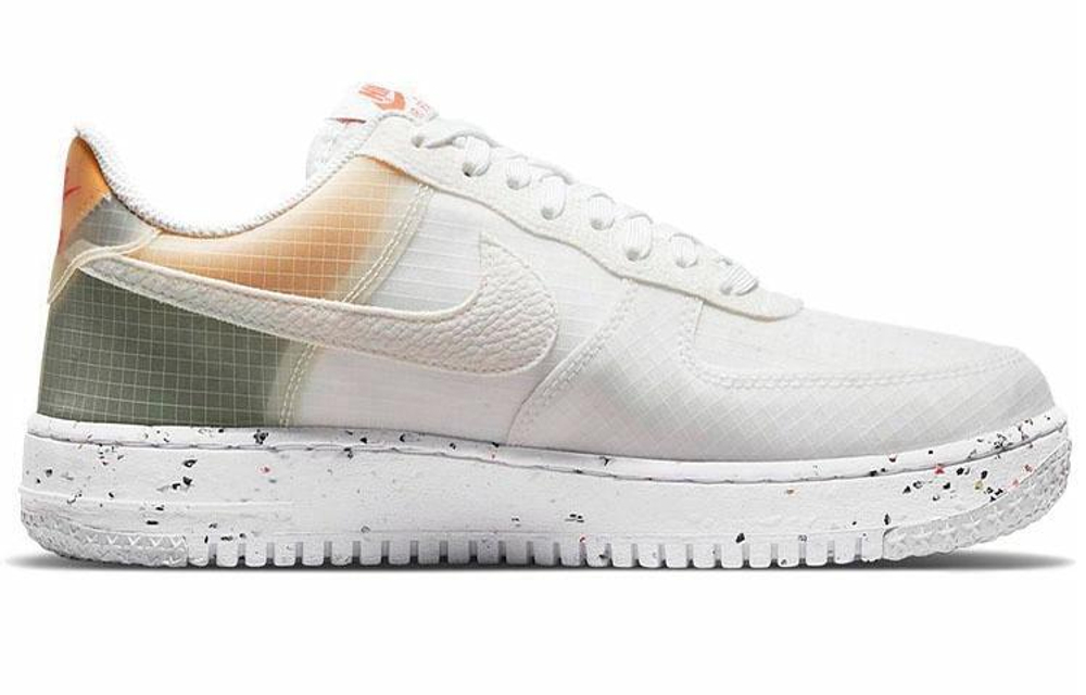Кроссовки Nike Air Force 1 Crater "White Orange"