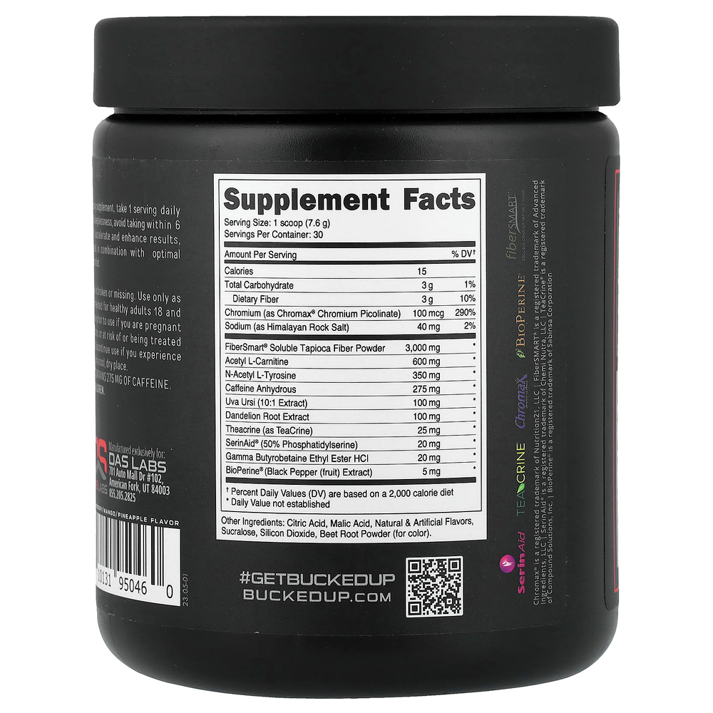 Bucked Up, Heat Hardcore™, «Майами», 228 г (8 унций)