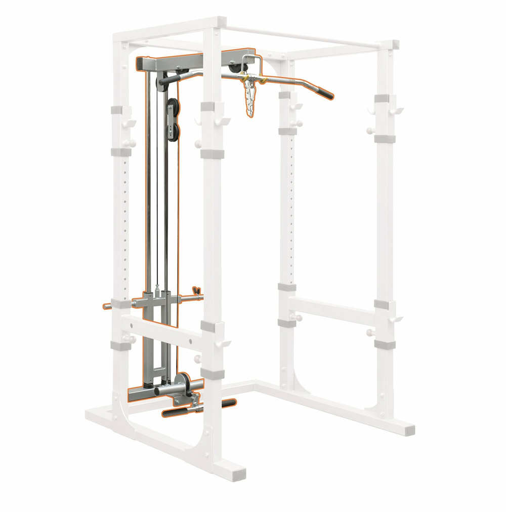 Стойка - силовая рама Impulse IFPCL, опция к тренажеру Impulse тяга сверху / гребная тяга