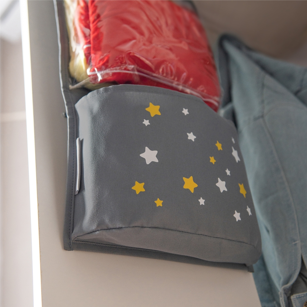 Кармашки для детского сада, на липучке. Пожарная с фетровыми колесами