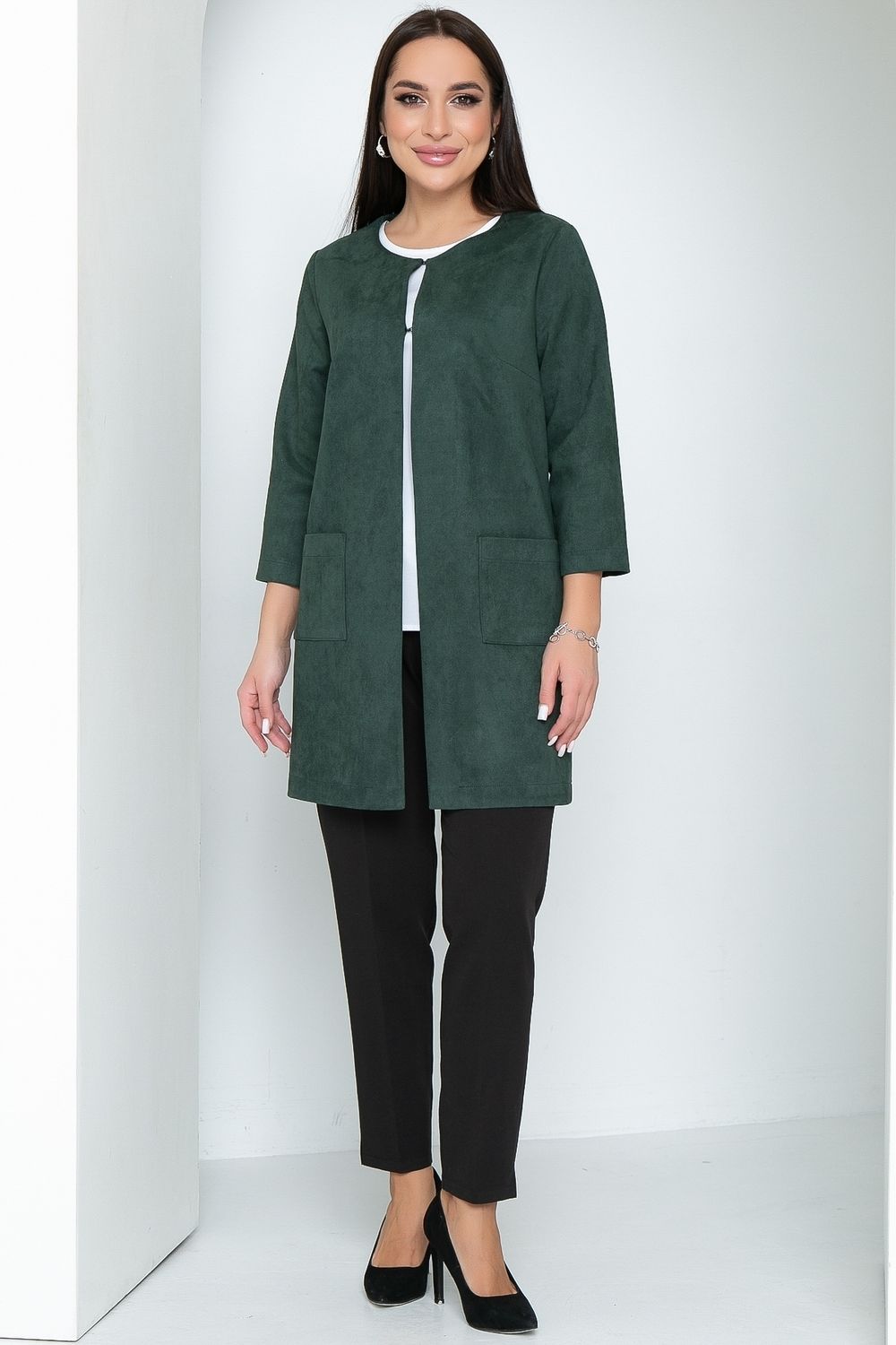 Кардиган Лайма ( замша, грин) Diolche