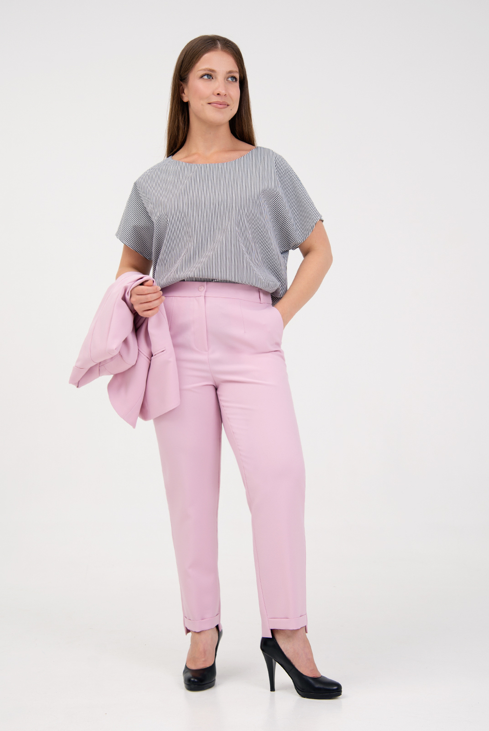 Брюки женские 2757АПА, Чайная роза #513ЧР022757АПА