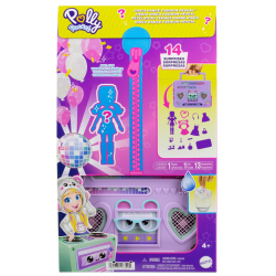 Polly Pocket - Набор модной одежды для вечеринки с куклой + 16 аксессуаров HRD65 / артикул   HRD65  / GTIN 194735173990