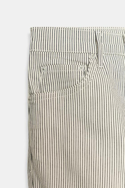 ZARA УКОРОЧЕННЫЕ ДЖИНСЫ BOOTCUT-FLARE СО СРЕДНЕЙ ПОСАДКОЙ — ZW COLLECTION, ЭКРЮ МЕЛАНЖ