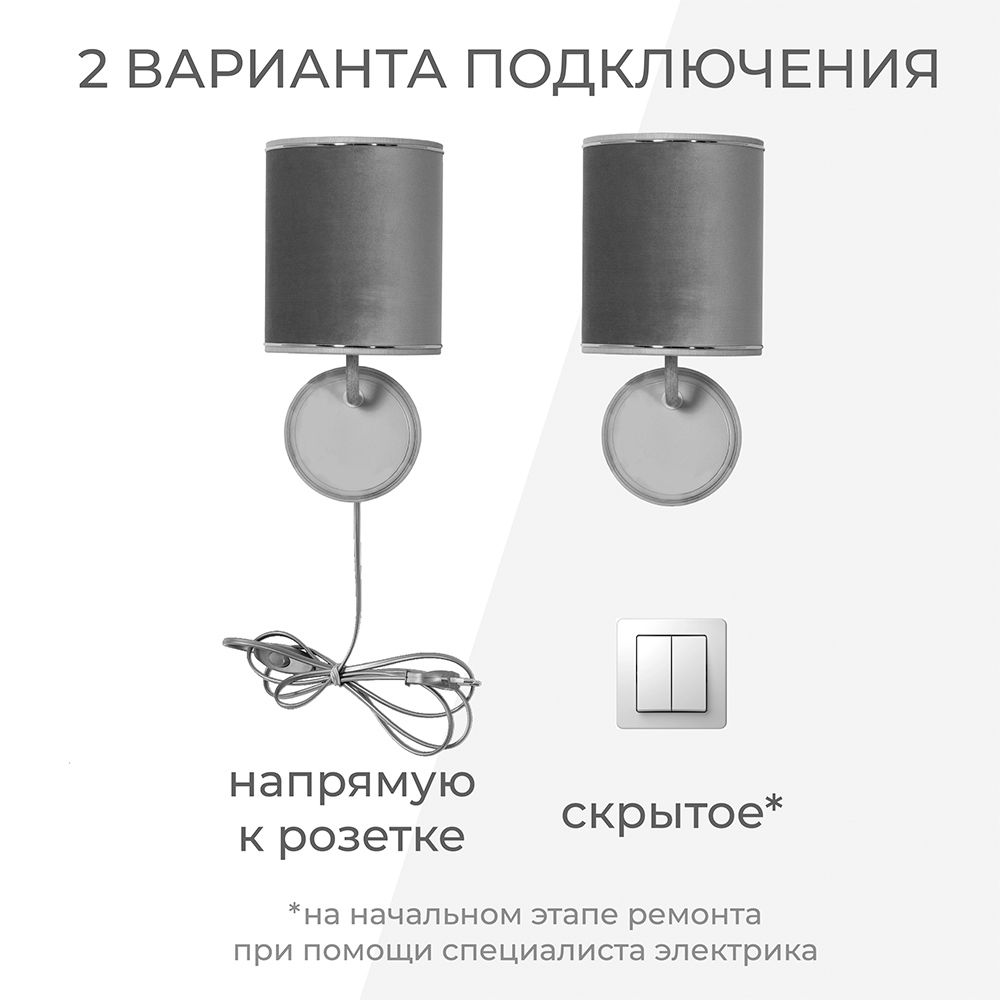 Бра настенный светильник Heri Каштан