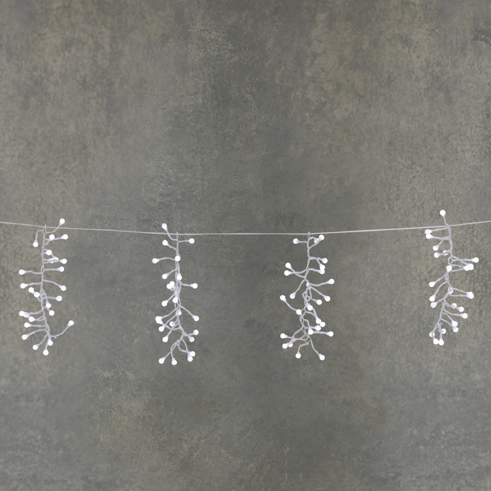 Гирлянда гроздья ягод холодный свет 130 LED Luca Lighting