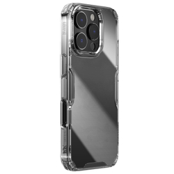 Усиленный прозрачный чехол от Nillkin для iPhone 16 Pro, серия Nature TPU Pro Case