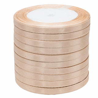 Лента атласная 0,6см*22,85м Айвори