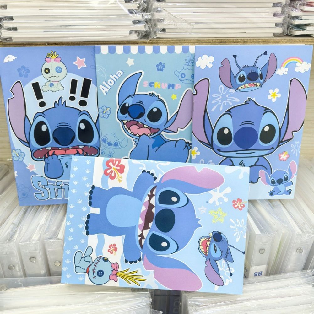 Тетрадь в линейку "Stich and Friend", 16л