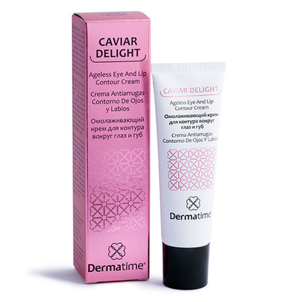 DERMATIME CAVIAR DELIGHT Ageless Eye And Lip Contour Cream – Омолаживающий крем для контура вокруг глаз и губ 30 мл