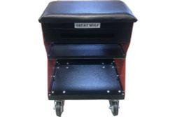 Great Wolf (GWT-R1) Подкатной ремонтный стул (красный)